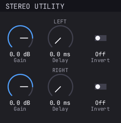 stereo-utility plugin