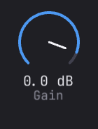 Scaffolded my-gain plugin: a single Gain knob reading 0.0 dB